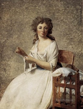  Madame Lienzo - Retrato de Madame Adelaide Pastoret Neoclasicismo Jacques Louis David